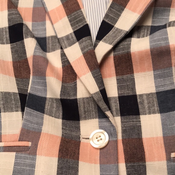 SALE, NO OTHER DISCOUNTS Talbots Vivid Plaid Blazer Jacket, Size 8 Petite, NWOT - Picture 8 of 8